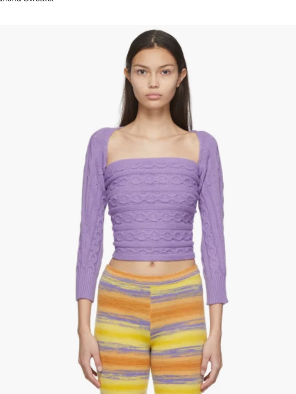 Gimaguas SSENSE Exclusive Purple Mariona Sweater